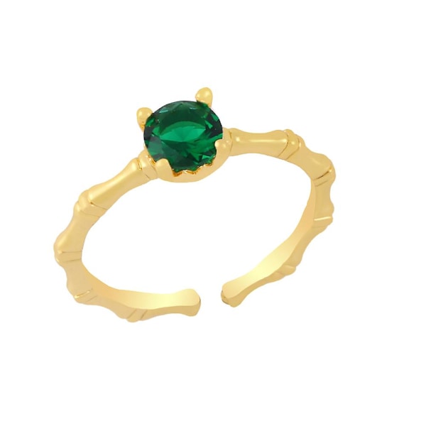 Ring Vintage Zircon Justerbara Modesmycken Ac10123 purple