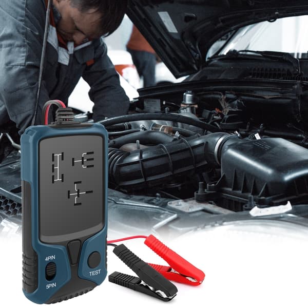 12V Bilbatteri Relæ Tester Elektronisk LED Indikator