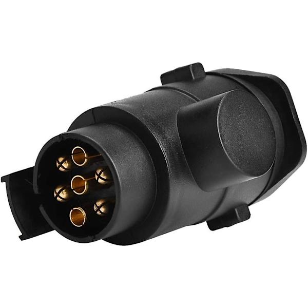 Dragadapter, 7 till 13-polig bilsläpkontakt Adapter Adapter för husvagnsdrag Dragkontakt 12v