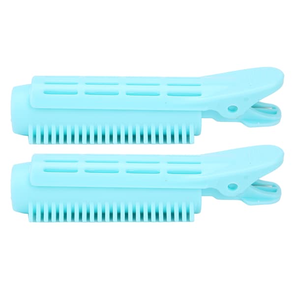2. Hårklemme Volumizing Krøllerulle Naturlig Fluffy Hårklemme Stylingværktøj Blå