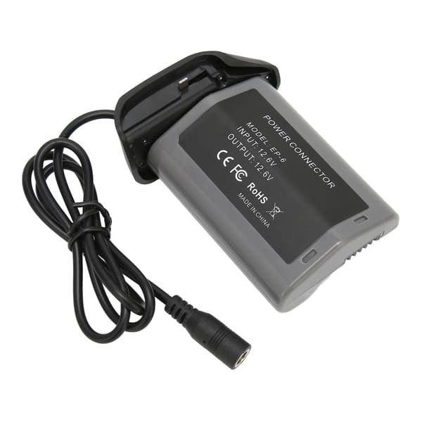 Nikon D4 D4S D5 D6 EL18 DC Eksternt Full Dekoding Dummy Batteri med AC-adapter 100 240V US-plugg