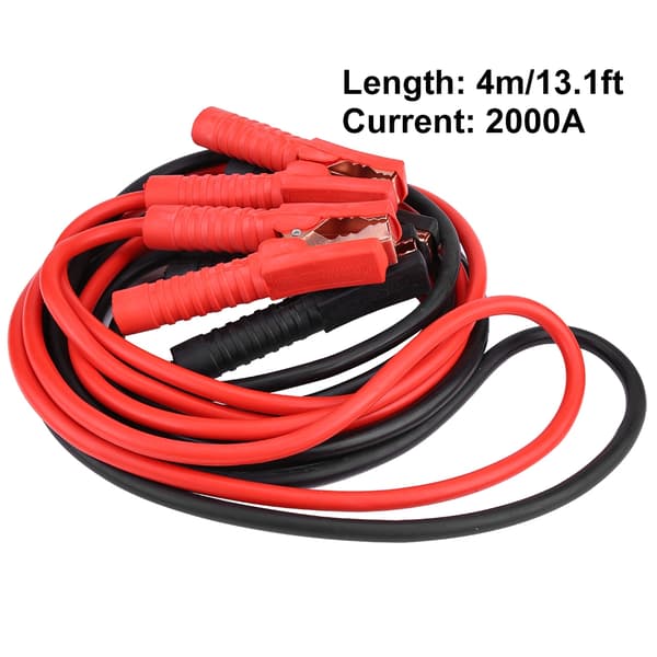 12V Bil Strøm Booster Kabel Nød Batteri Startkabler 4m 2000A