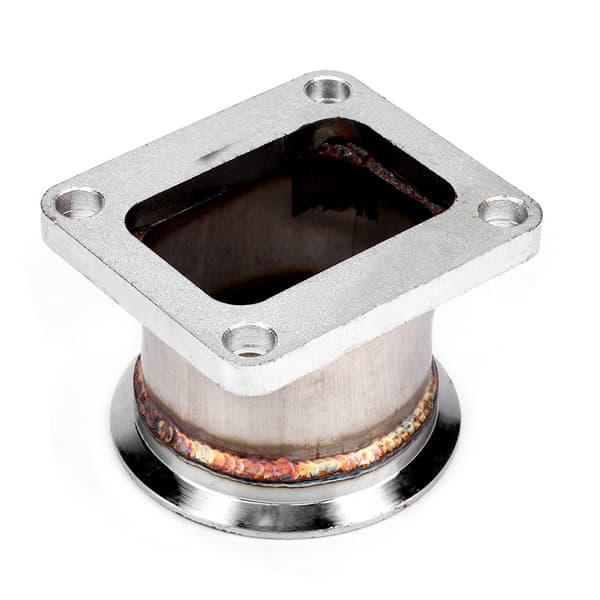 3 tommer 76 mm Rustfrit Stål V-bånds Flange Adapter Til T4 Turbo