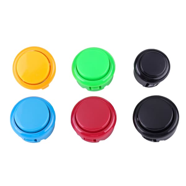 Arcade Game DIY Kit: 10 knapper, joystick, USB-koder for MAME PC