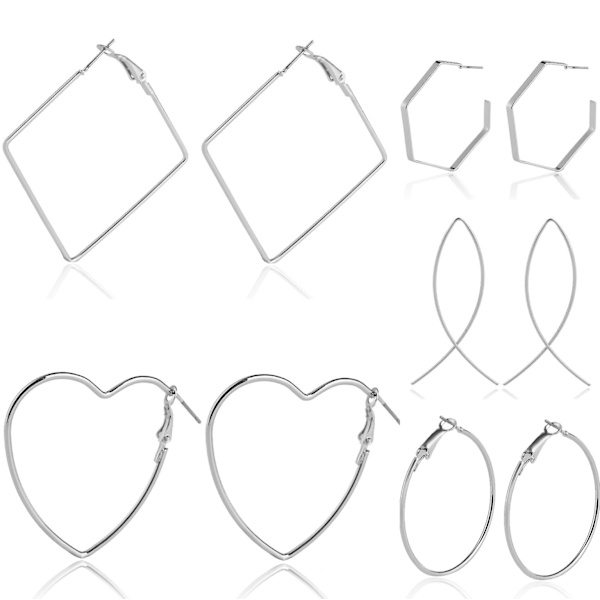 Örhängen Geometry Stud Modesmycken B2208 E1912-23