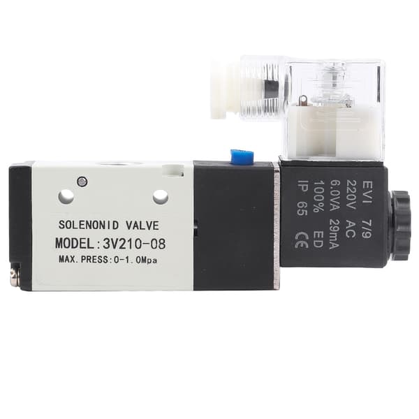 3-vägs 2-läges pneumatisk magnetventil G1 4 AC220V