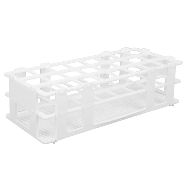 Avtakbart 24-hulls plastrørstativ for laboratorieprøvetaking