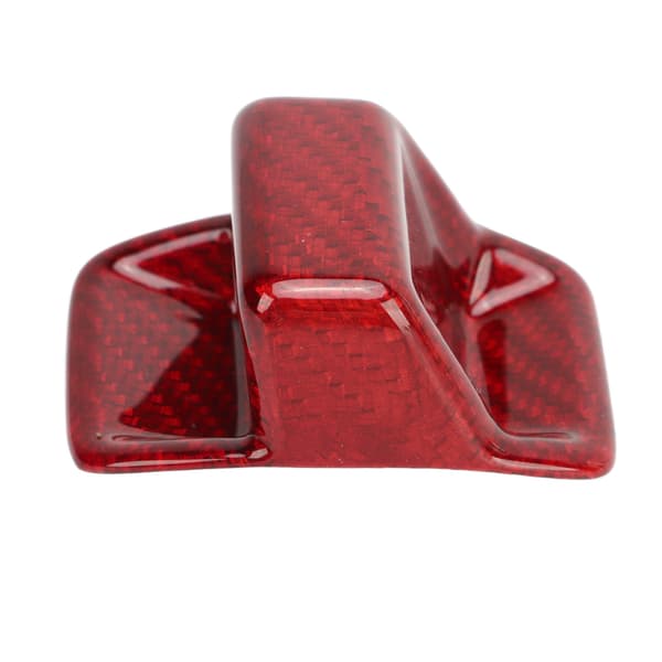 Karbonfiber Girknott Deksel for Audi A3 S3 RS3 8Y 2021 Pluss Rød