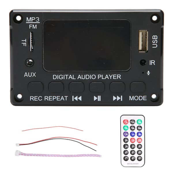 Bluetooth MP3-dekodermodul 2x40W Støtte Minnekort USB FM-radio