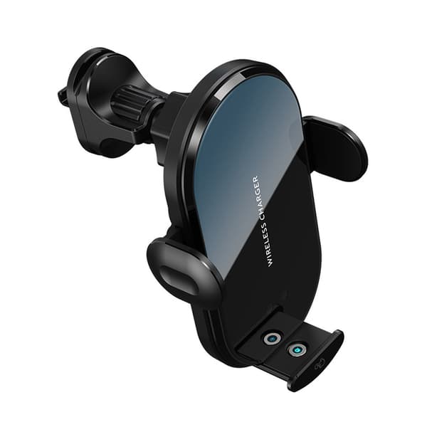 15W Trådløs Billader Hurtiglading Universal Telefonholder Dashbord Luftventilholder