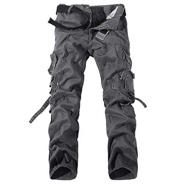 Pocket Cargo byxor för män Gray 40