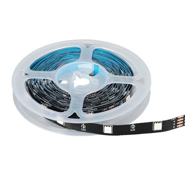 5V USB RGB LED-slingor 4m 13.1ft med 3-knappsfjärrkontroll för sovrum, klubb, hotell, hall, korridor