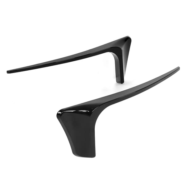 Blank Sort Bagkofanger Reflektorafdækning Canards Sæt Erstatning MK7 5 GTD R 2017 2020