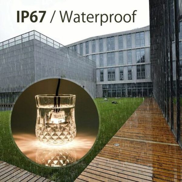 Upotetut kohdevalot ulkokäyttöön, 0,6 W DC12V, lämmin valkoinen valo, vedenpitävä IP67 16 kappaleen set