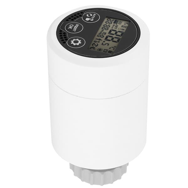 Smart ZigBee Kylarventil LCD-skærm App-styring Temperaturjustering
