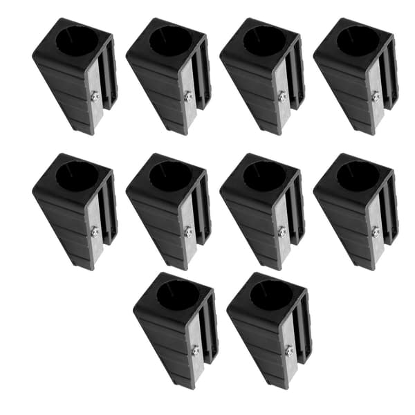 10 stk. Barbara Billiard Cue Tip Shaper Pen Sharpener Shape Black