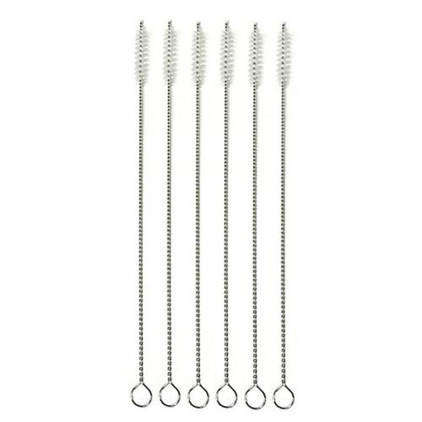 3 x 6 kpl pyöreä pää nylon ruostumaton teräs kahva olkien puhdistusharjat