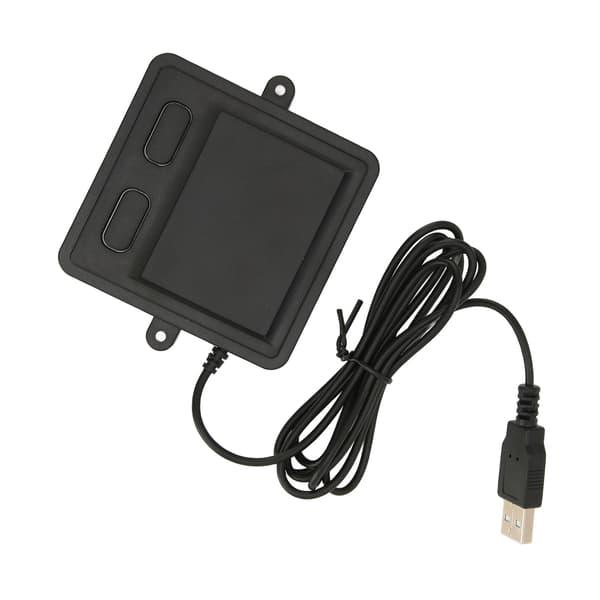 USB Touchpad Bærbar Høj Sensitivitet 2 Knapper Sort Design til Laptop Desktop Hjemmekontor