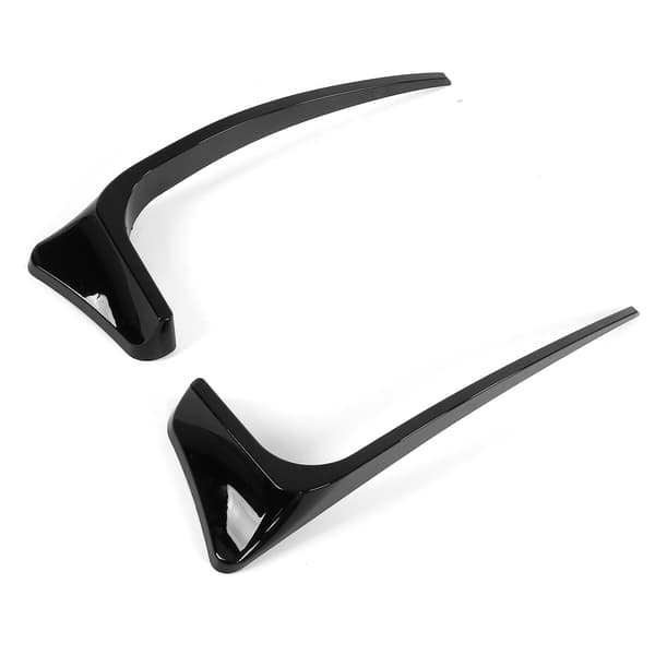 Blank Sort Bagkofanger Reflektorafdækning Canards Sæt Erstatning MK7 5 GTD R 2017 2020