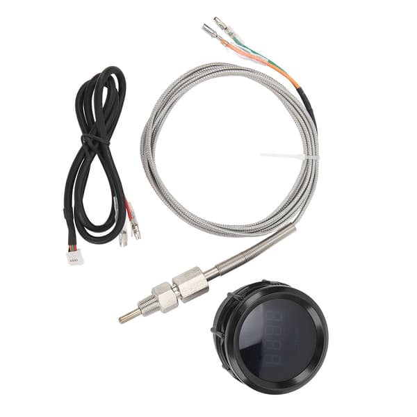 52 mm højpræcisions digital EGT-måler 12V universal pasform 200 til 1300C temperaturmåler