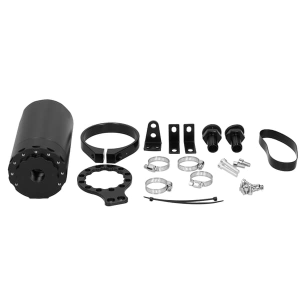 Bil Baffled Oil Catch Can Reservoir Kit med monteringstilbehør RS‑OCC020 Universal Sort