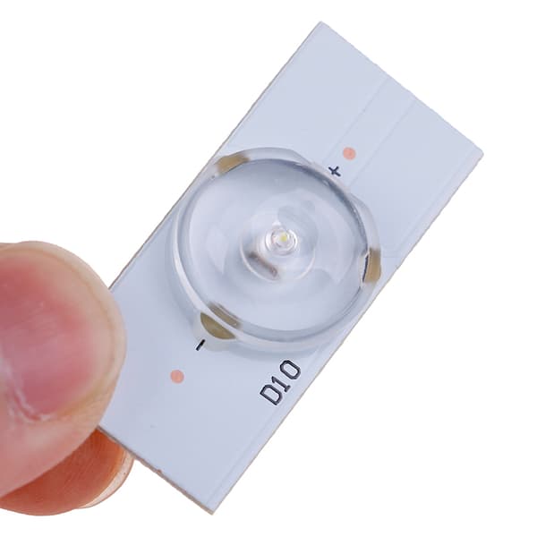 20st 3V 6V SMD lamppärlor med optisk linsfliter för 32-65 i 3V