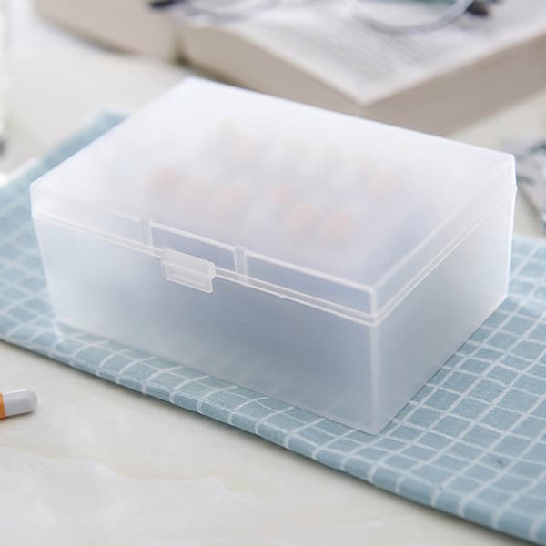 Mini Plastic Box Rektangulär Box Genomskinlig Box Packing Box St
