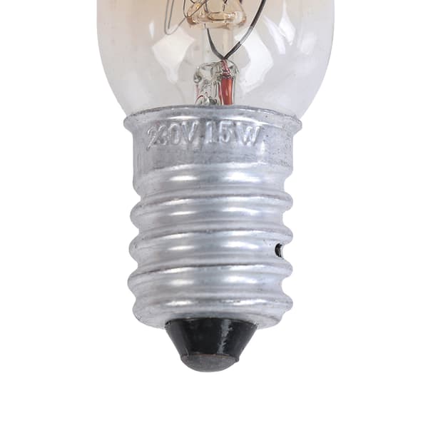 15w Kylskåpslampa Mikrovågslampa E12/E14/E17 Brödrost/Steam E17