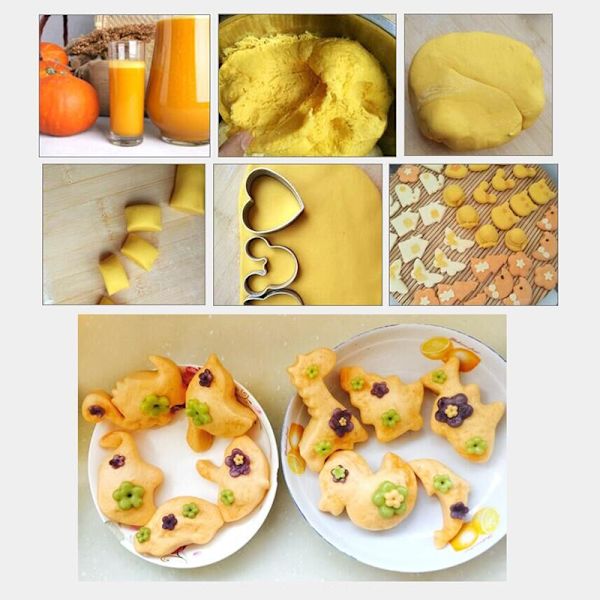 5/10 st rostfritt stål Olika former Molds Bröd ter B A5PCS