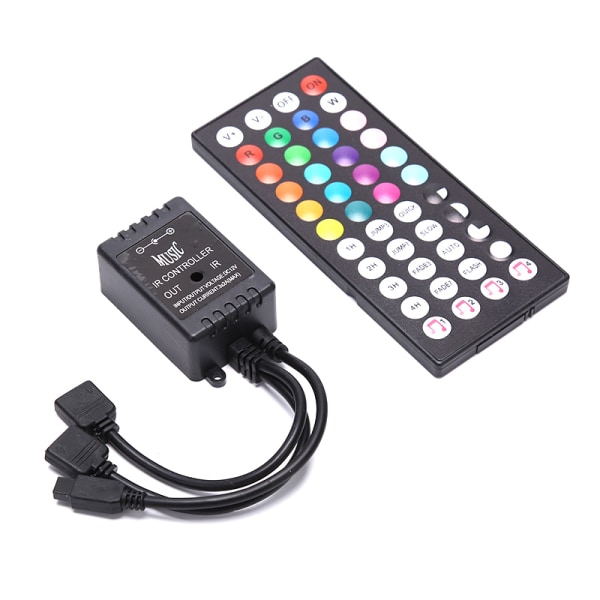 DC12V 44 Keys Music IR Controller Fjärrkontroll För RGB LED Strip musik