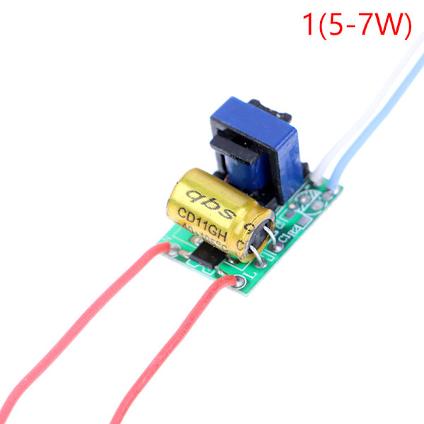 LED Icke-isolerad drivrutin Power AC175-265V Lighting Transf 1(5-7W)