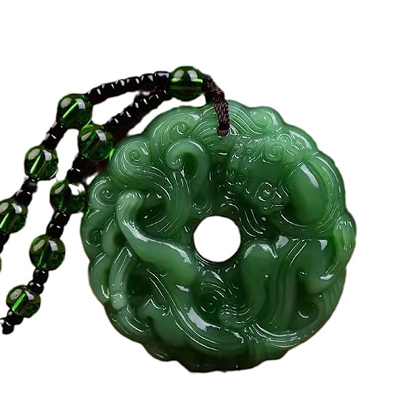 Mode hänge Halsband Flerfärgad amulett Kvinnor Mans Lucky J White