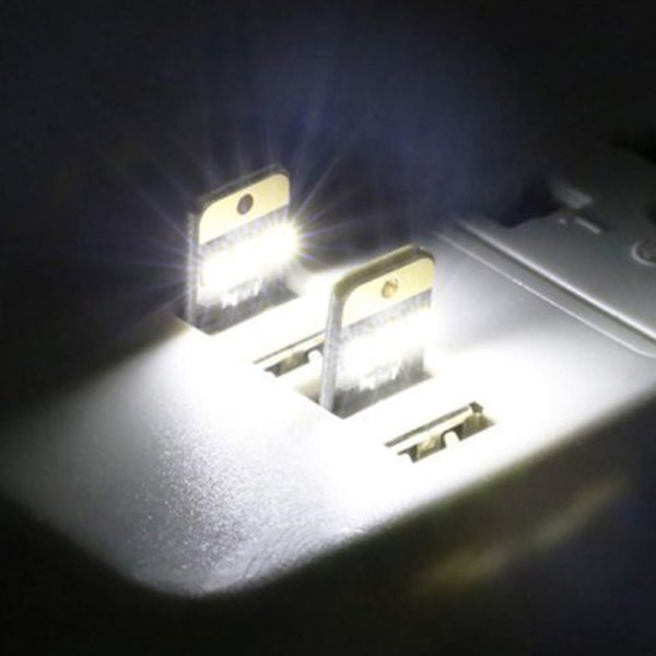 Outdoor Mini Slim Mobile USB LED Small Lights för campingtält Black