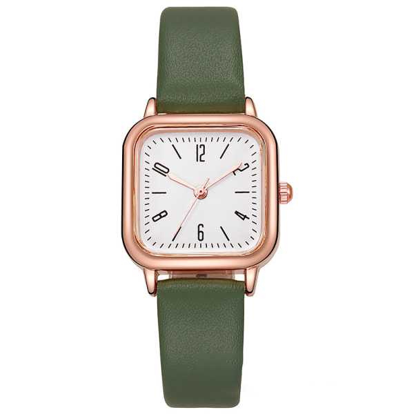 Ny Watch Luminous Small Square green