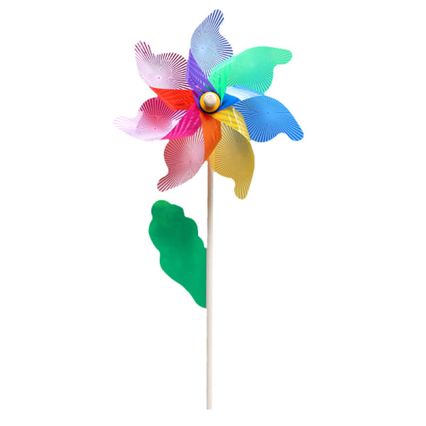 Vacker 32 cm Wood Garden Yard Party Windmill Wind Spinner A