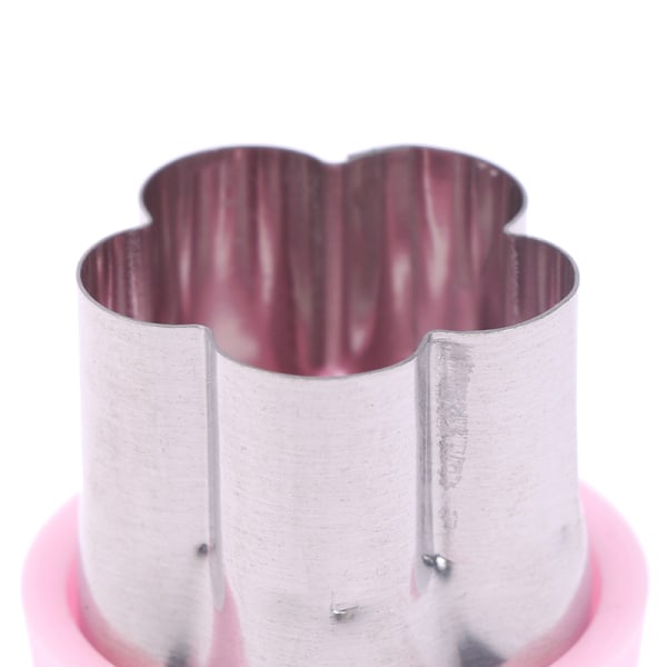 Grönsaker ter Plasthandtag Rosa Rostfritt Fruktting Die Kit A3