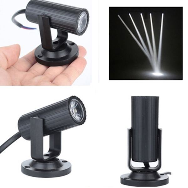 RGBW 1W LED-scenbelysning Spin Pinspot Light Beam Spotlight Pa Multicolor
