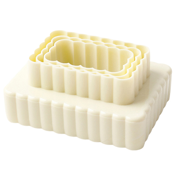 3 st/ set Fyrkantig form Fondantbakelse ter Tool Baking Co