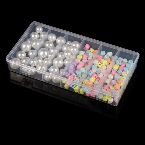 Transparent fruktgaffel förvaringslåda Plast case Adjusta
