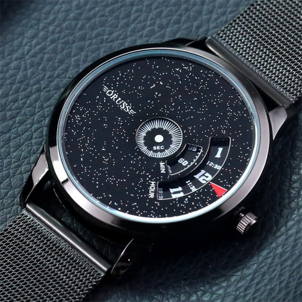 Automatic Movement Watch Herr Black Technology Watch Chroma-A9