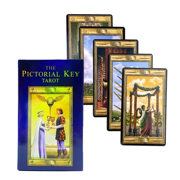 Den bildliga nyckeln Tarotkort Prophecy Divination Deck Family Pa