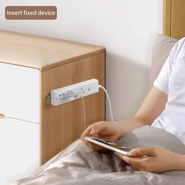 Väggmonterad Plug Fixer Sticker Stansfri Home Self-Adhesive S Green