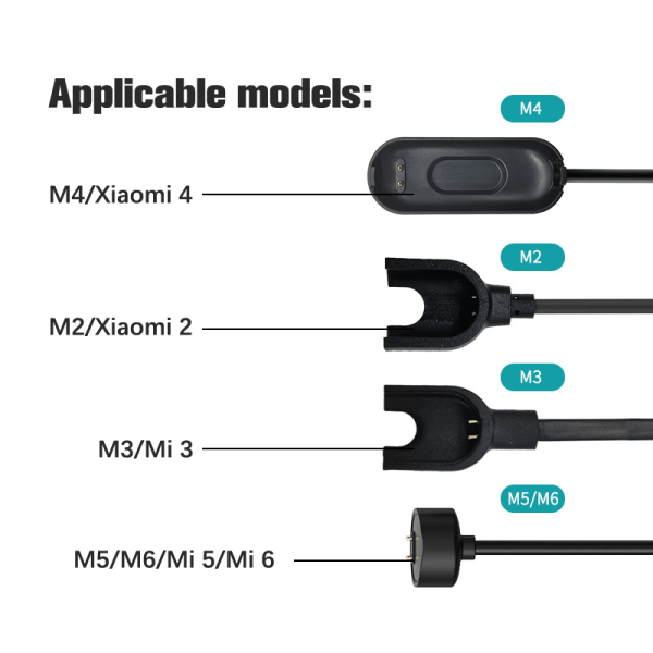 Watch Laddkabel USB Data Line Bordsladdare För M2 M3 M4 A3