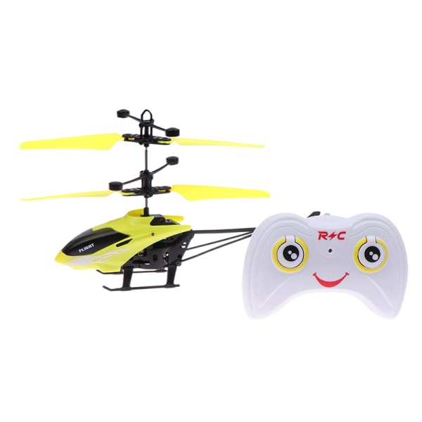1 set Mini RC Drone Remote Safe Fall-resistenta RC Helikoptrar D Yellow