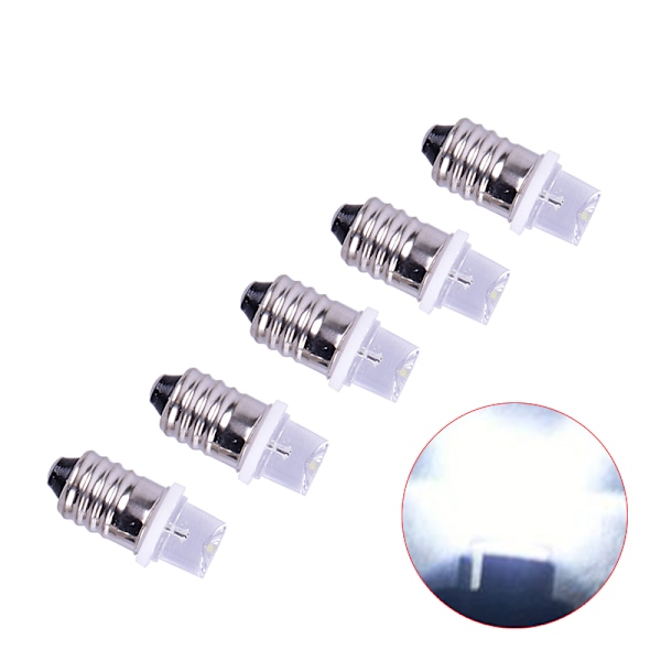5st/ set E10 LED-lampa DC 3V 4,5V Instrument Glödlampa Indikatorlampa 3V