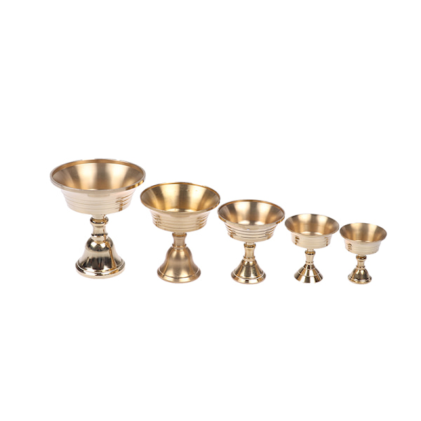 Multi-Size gyllene kopparlegering Ljusstake Ljusstake Candel A5