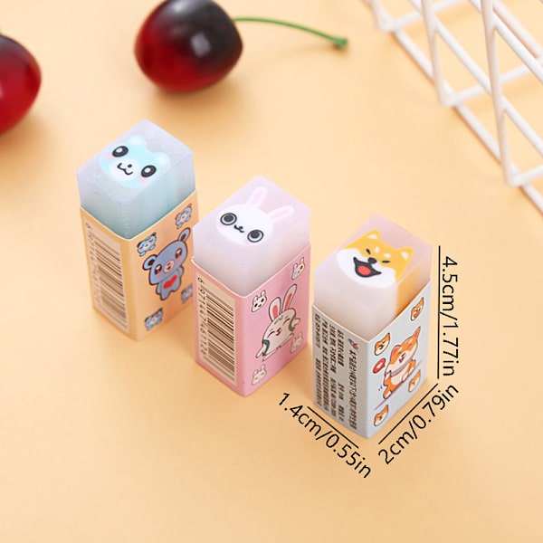 Suddgummi för barn suddgummi stationär kawaii brevpapper