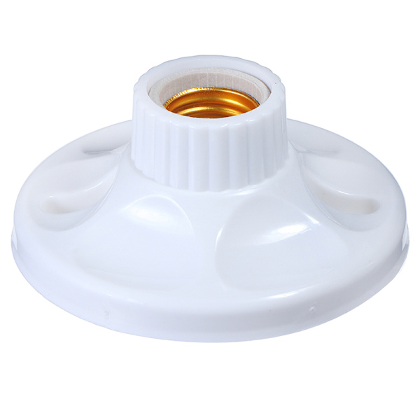 E27 LED-lamphållare Rund Sockel Sockel Hänglampssockel