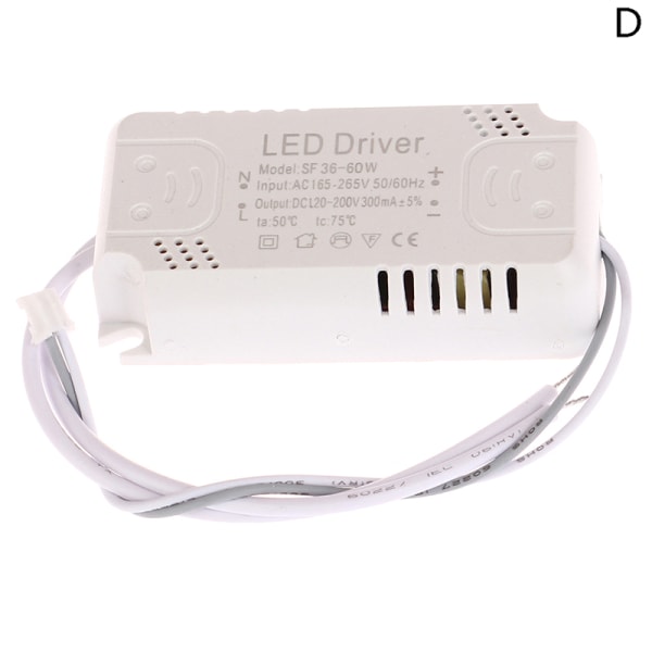 LED-drivrutin 300mA-kort 8-24W 20-36W 30-50W 36-60W 50-70W 60-80W 50-70W