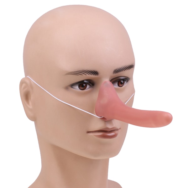 Latex Lång Nos Lång Pinocchio Nose Rekvisita i trä Barnleksak